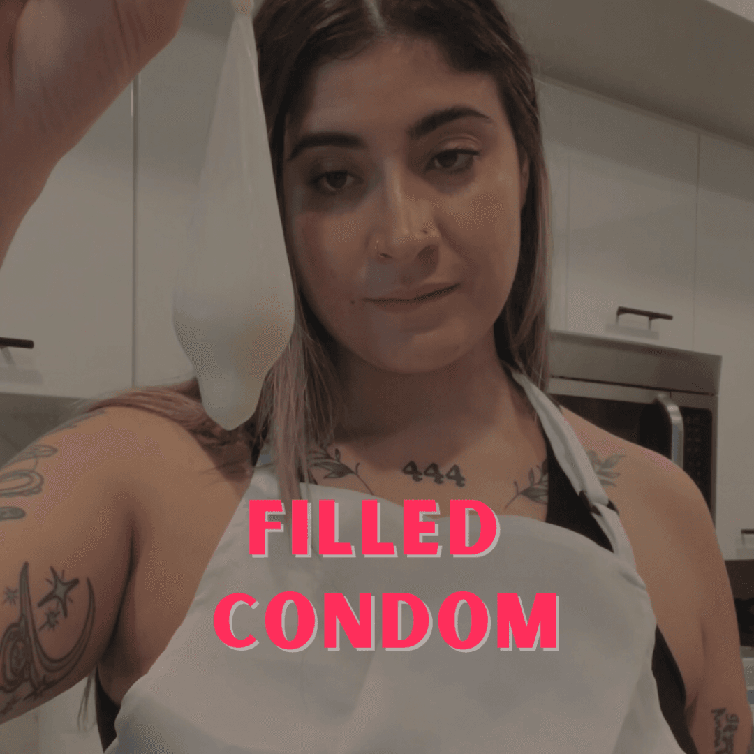 Filled Condom