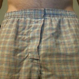 White stripe boxers