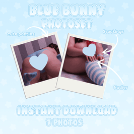 Blue Bunny Photoset