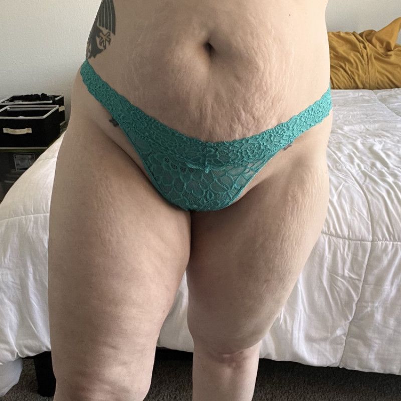 Turquoise Thong