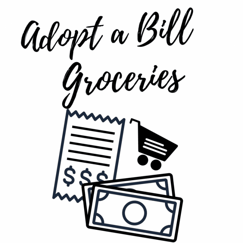 Adopt a Bill: Buy my Groceries!