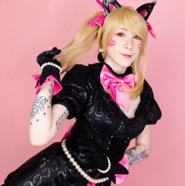 Black Cat Dva HD Cosplay Photoset