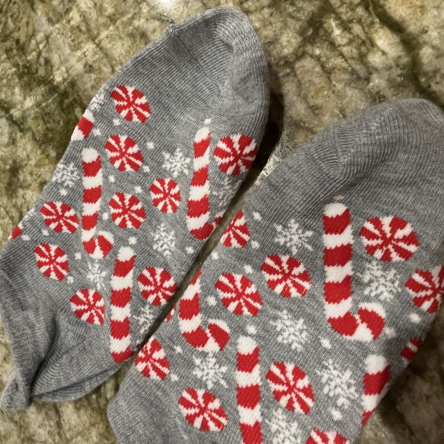 Christmas Socks: Peppermint Candies