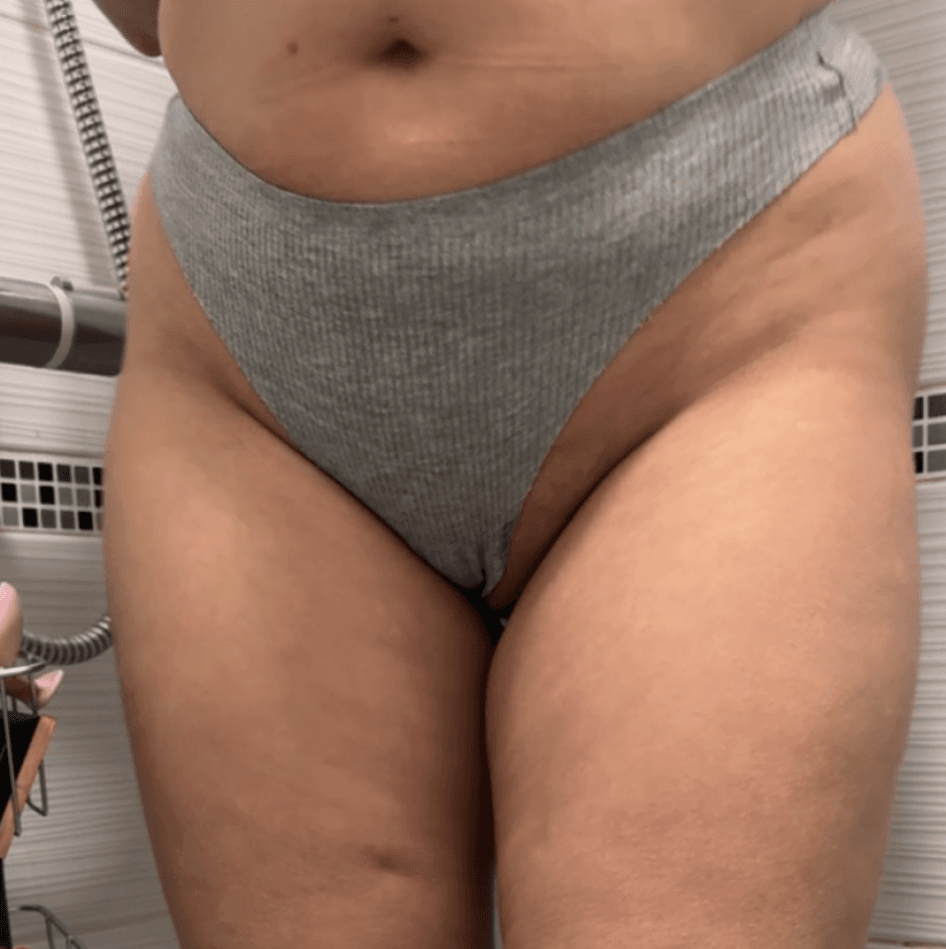 Grey thong