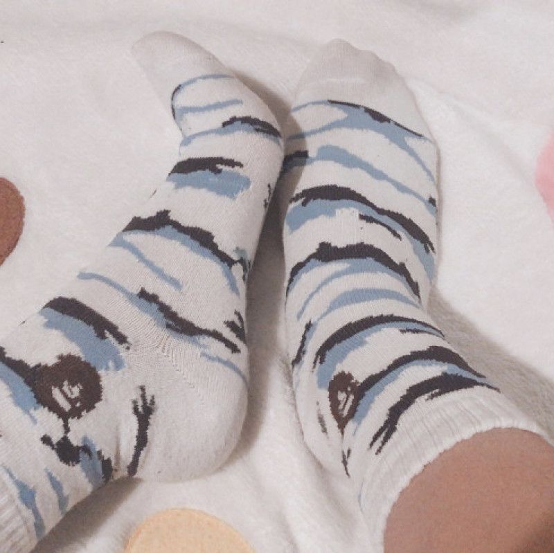 bape blue camo white socks