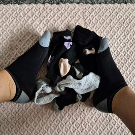 6 pairs used ankle socks