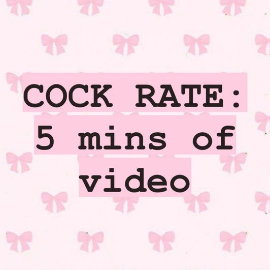 Cock rate vid