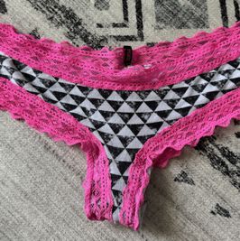 Pink Lace Cheeky Panties