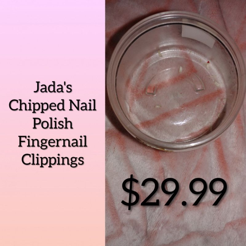 Chipped Nail Polish Fingernail Clippings