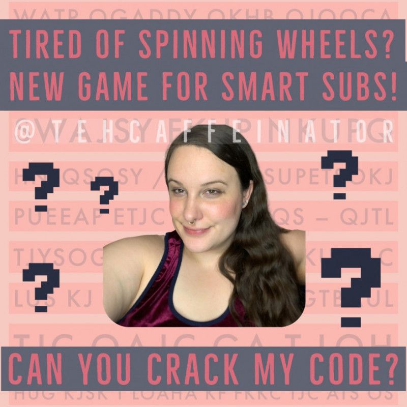 Cypher Task Game for Smart Subs Only!