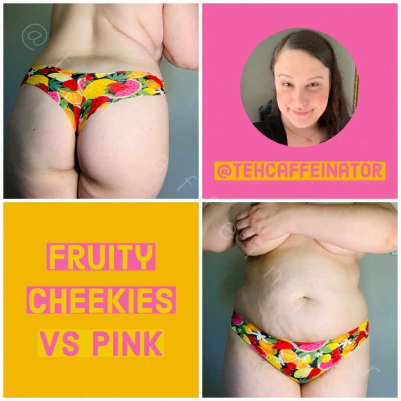 Fruity Cheekie Panties VS Pink XL