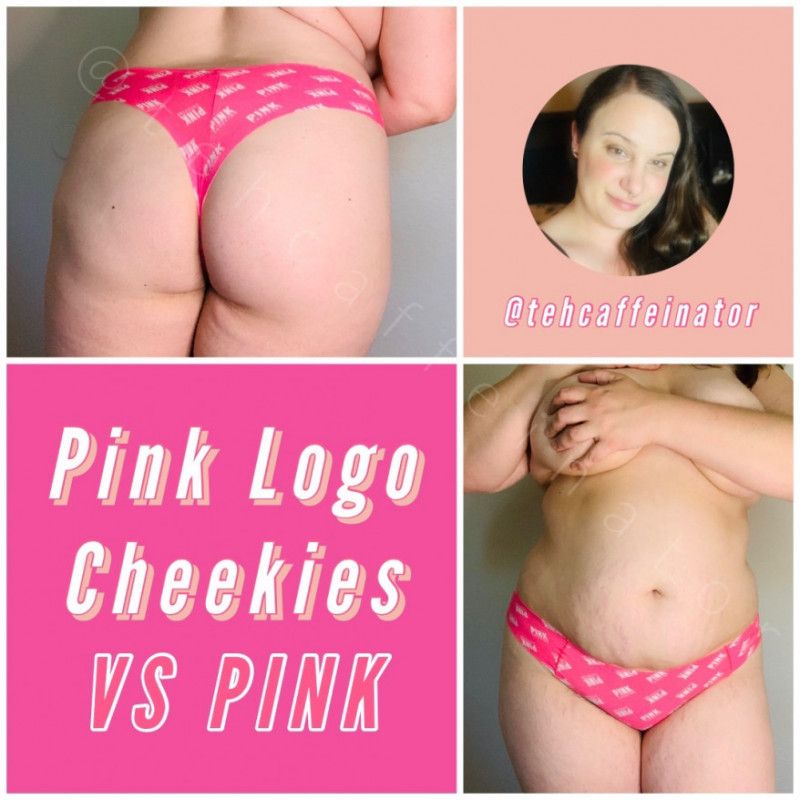 PINK Logo Cheekie Panties