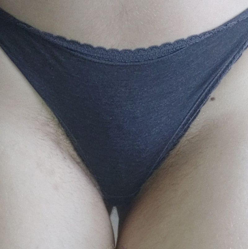 Dirty Gray Cotton Panties