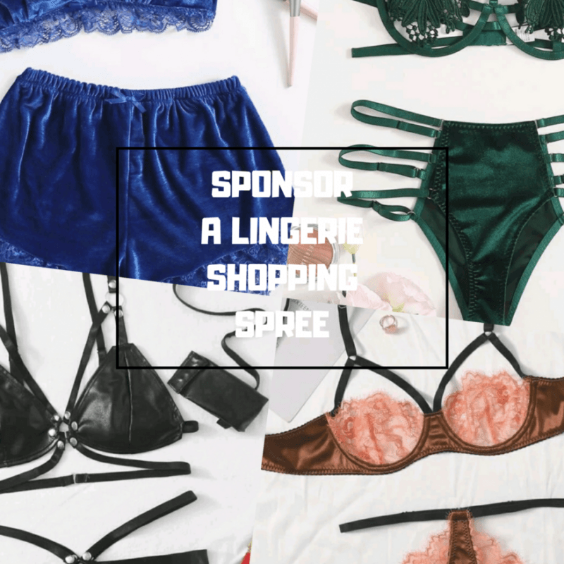 Sponsor A Lingerie Shopping Spree