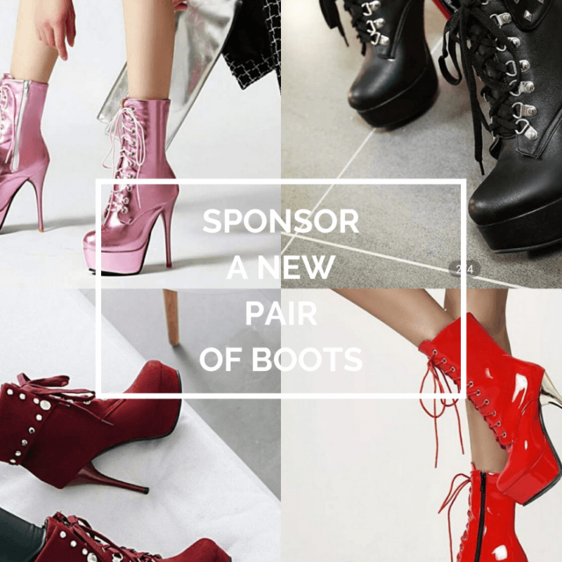 Sponsor A New Pair Of Boots