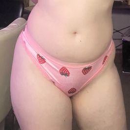 Pink Panty With strawberry Print