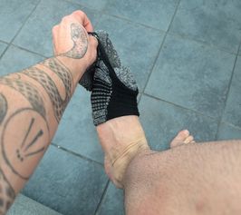 Sweaty Stinky Gym Socks by A Muscular Dominatrix