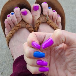 Mani Pedi Color Of Your Choice