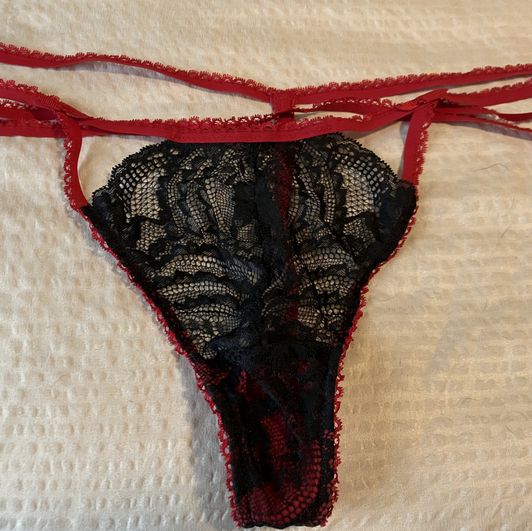 Lace strappy  g string