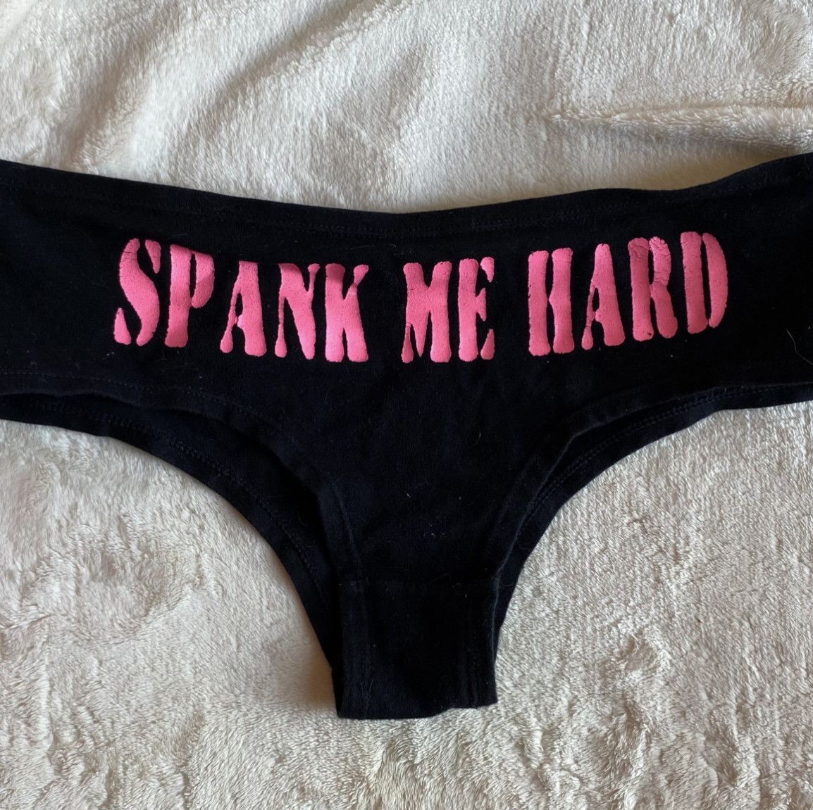 SPANK ME HARD cheeky thong panties