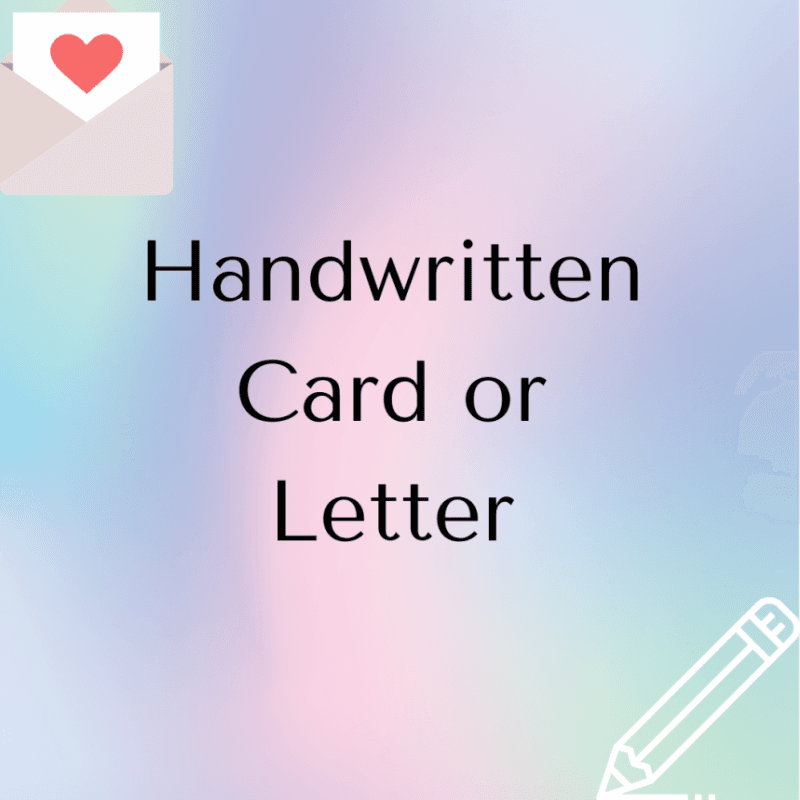 Handwritten Card or Letter