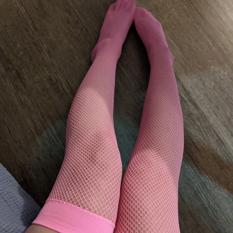 Pink Fishnet Stockings