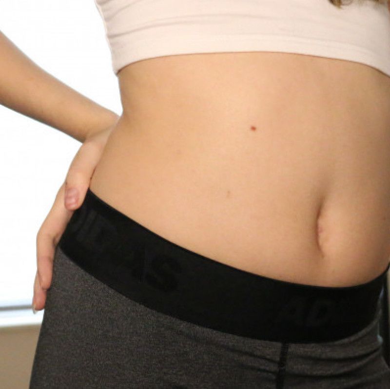 Belly button photoset