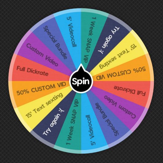 1 TRY IN SPIN THE WHEEL