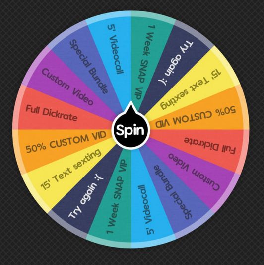 6 x SPIN THE WHEEL