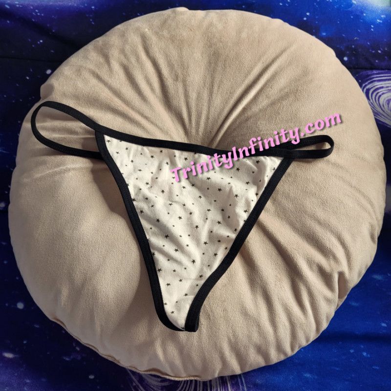 Peach Toned Star Print Thong