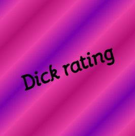 Honest dick rating