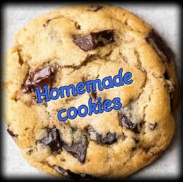 Homemade chocolate chip cookies