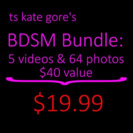 BDSM Bundle: 5 videos and 65 photos