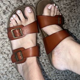 Worn Birkenstocks