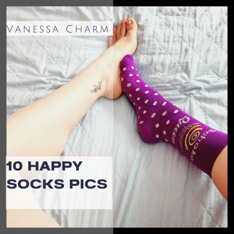 10 feet and happy socks pics