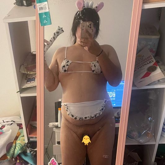 BBW TS cow outfit