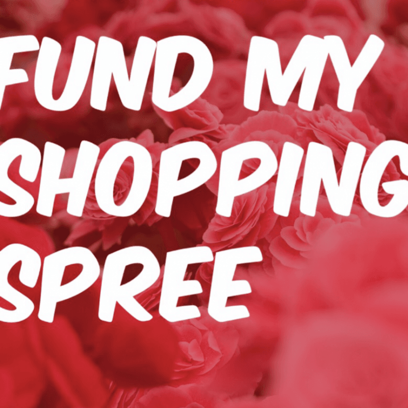 take me on a shopping spree!