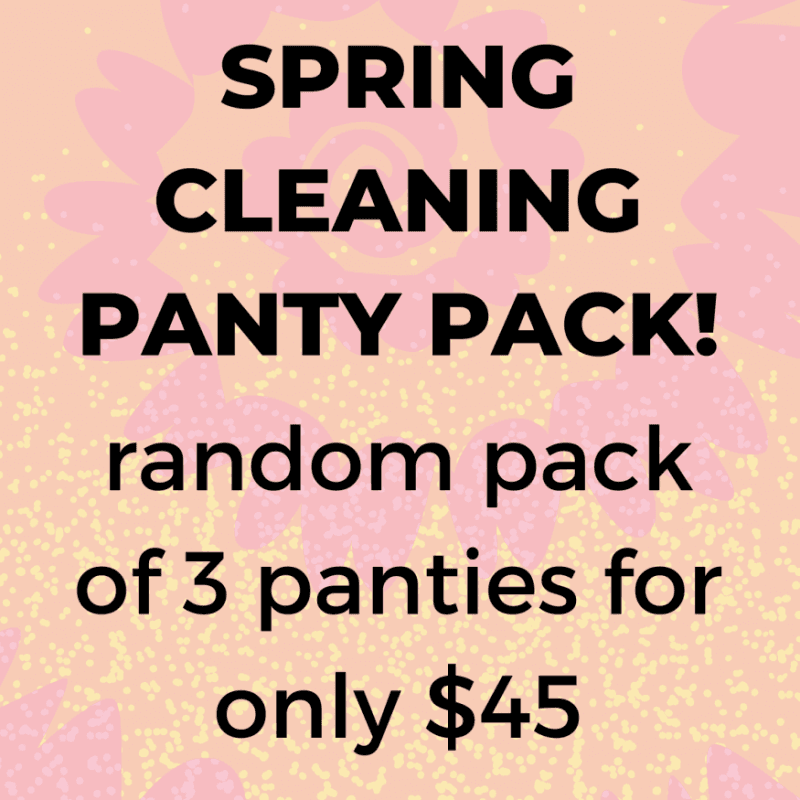 JUST RESTOCKED! spring cleaning panty pack