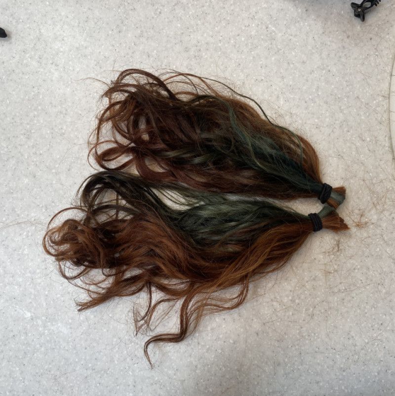 bundle of hair from my last haircut