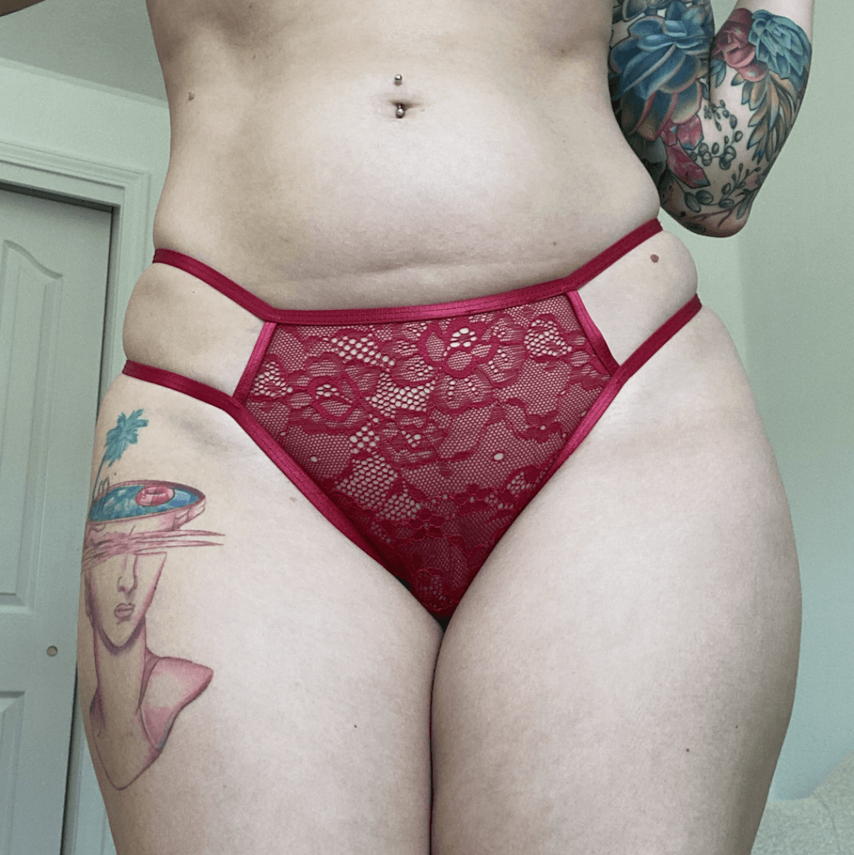 sexy red gstring