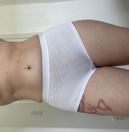 free shipping: soft white boyshort panties