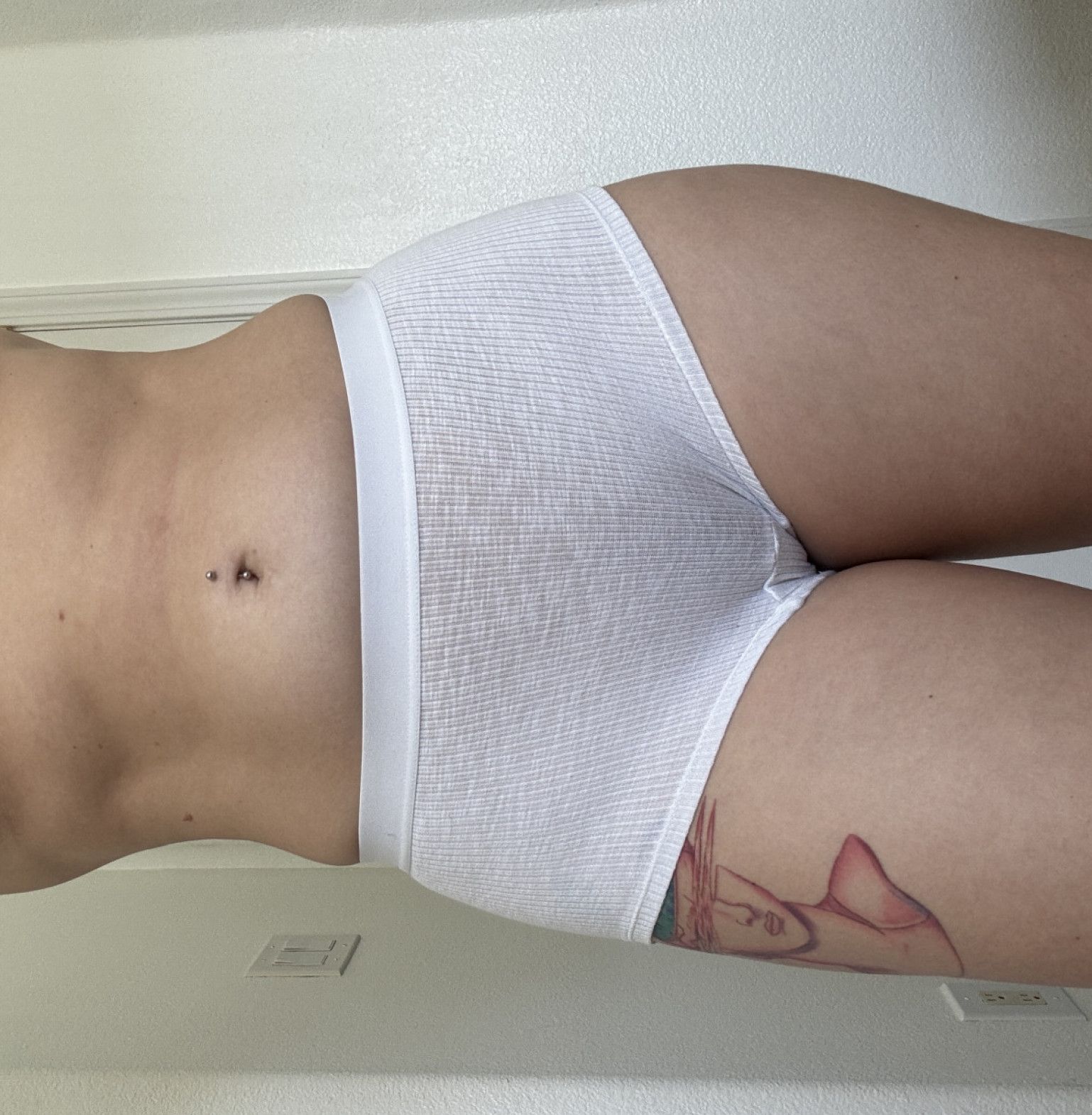 free shipping: soft white boyshort panties