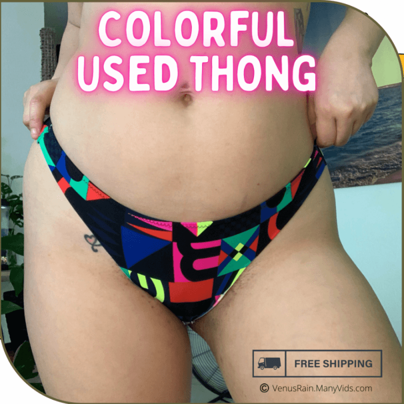 Colorful Used Thong