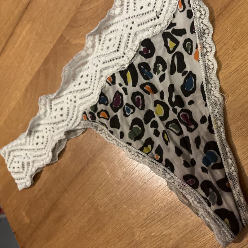 Rainbow Leopard Thong