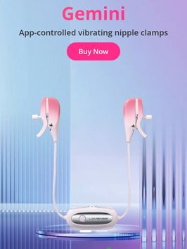 Lovense gemini nipple clamps for live
