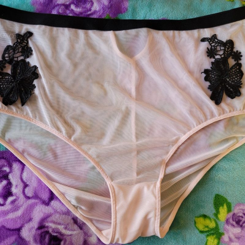 Embroidered Flower Briefs