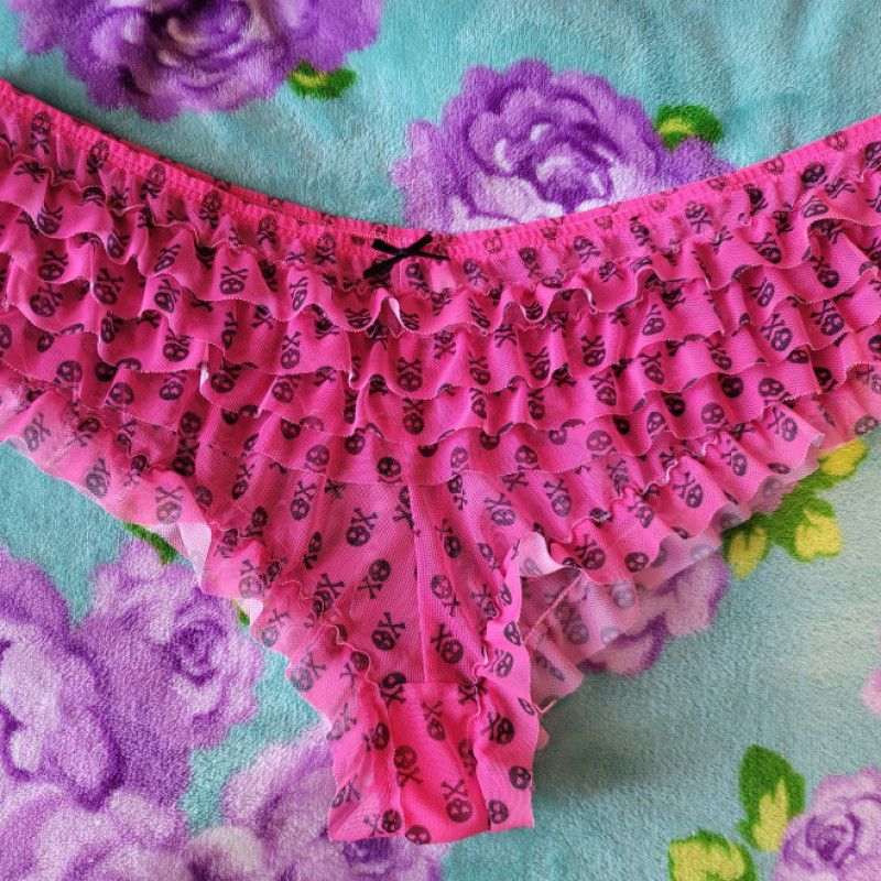 Ruffled Skull Bikini