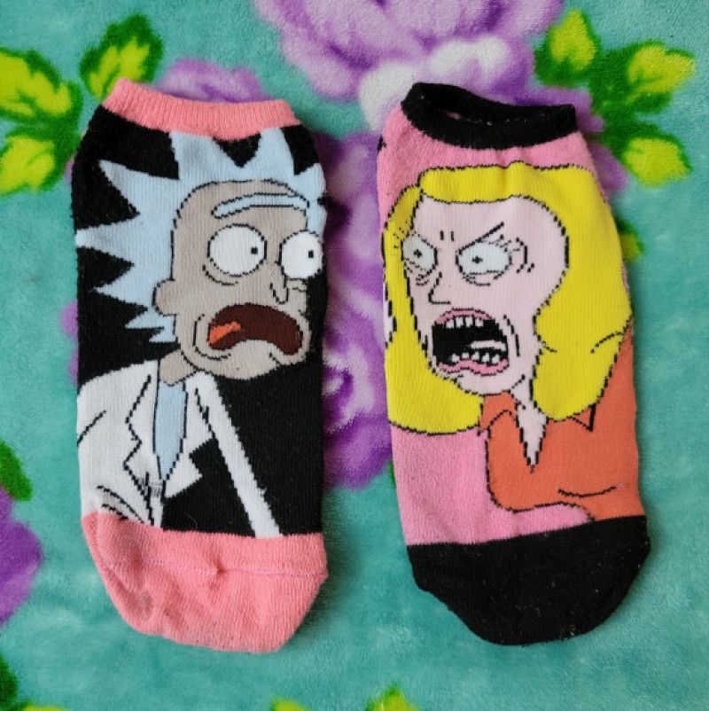 Rick and Beth Mismatched Socks