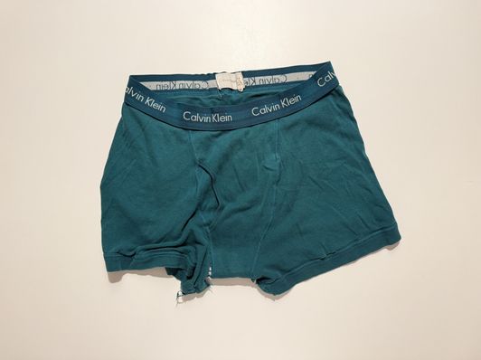 Teal Holey Calvins