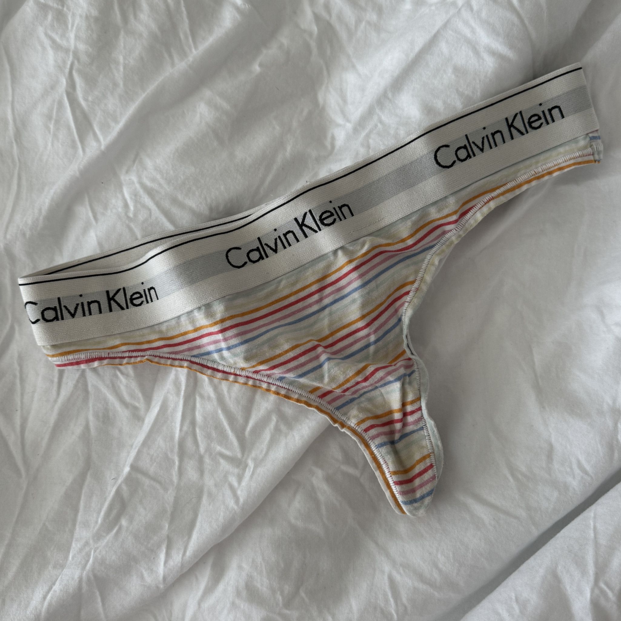 Rainbow Calvin Klein Thong